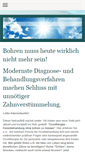 Mobile Screenshot of bohren-muss-nicht-sein.de